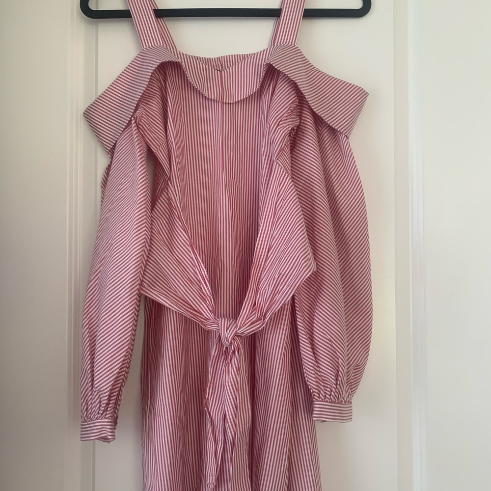 Off the shoulder cotton dress